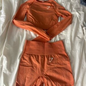 Gymshark Orange Workout Set